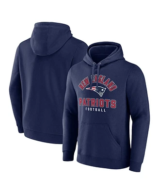 Fanatics Men's Navy New England Patriots Between the Pylons Pullover Hoodie