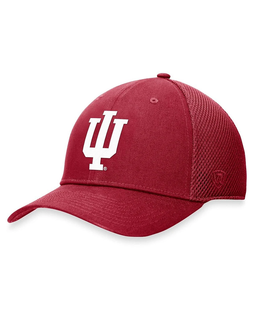 Top of the World Men's Crimson Indiana Hoosiers Spacer Flex Hat