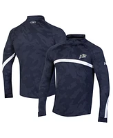 Under Armour Men's Navy Midshipmen Game Day Camo Raglan Quarter-Zip Top