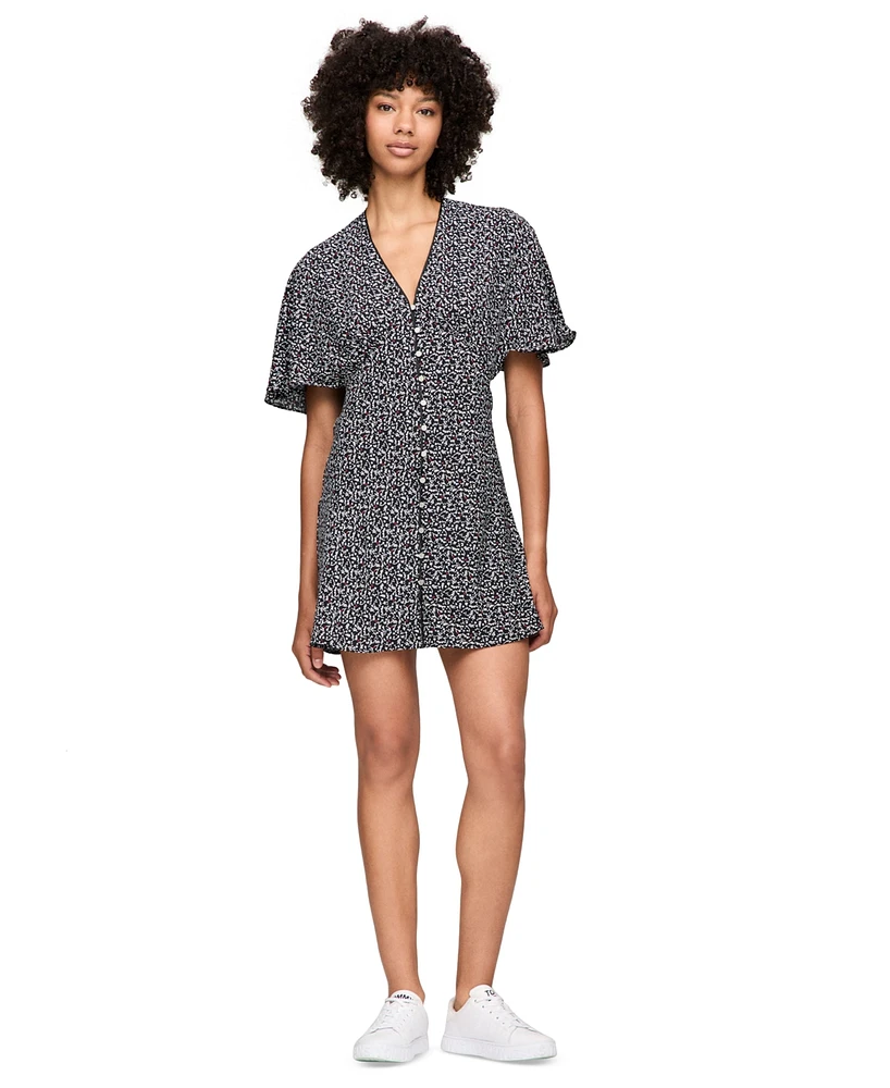 Tommy Jeans Women's Butterfly A-Line Mini Dress