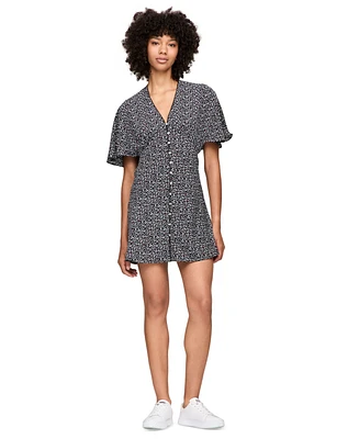 Tommy Jeans Women's Butterfly A-Line Mini Dress