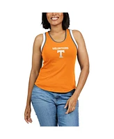 Wear by Erin Andrews Women's Tennessee Orange Volunteers Open Hole Razorback Tank Top