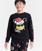 Epic Threads Little & Big Boys Merry Grinchmas Graphic Fleece Crewneck Sweatshirt, Created for Macy's