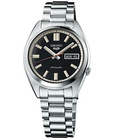 Seiko Men's Automatic 5 Sports Midsize Stainless Steel Bracelet Watch 37mm