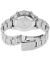 Seiko Men's Chronograph Essentials Stainless Steel Bracelet Watch 43mm