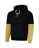 Nike Men's Black Vanderbilt Commodores 2024 Sideline Club Fleece Pullover Hoodie