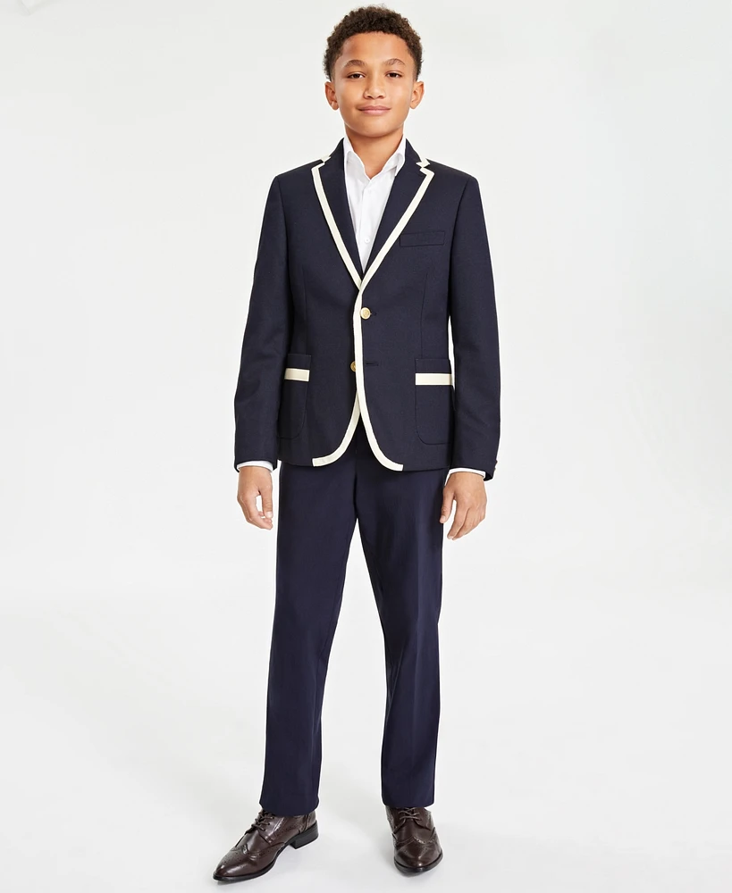 Brooks Brothers Big Boys Classic Stretch Suit Jacket