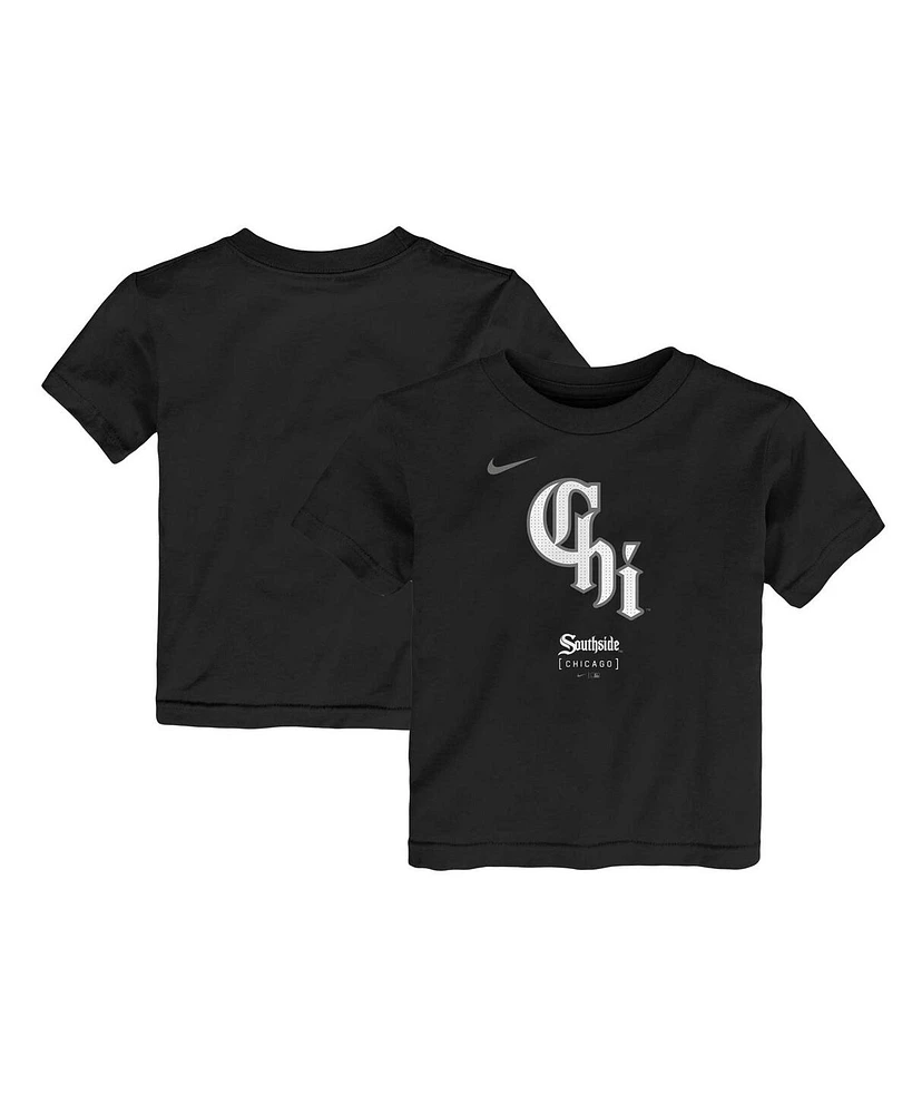 Nike Toddler Black Chicago White Sox City Connect Large Logo T-Shirt