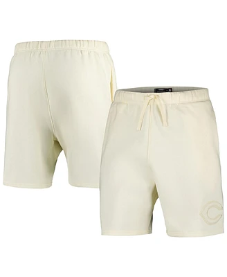 Pro Standard Men's Cream Cincinnati Reds Neutral Fleece Shorts