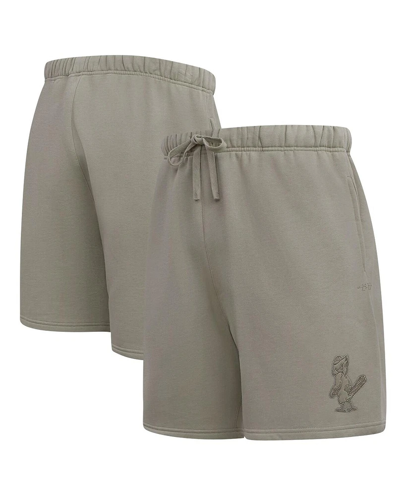Pro Standard Men's Pewter St. Louis Cardinals Neutral Fleece Shorts