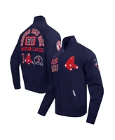 Pro Standard Men's Navy Boston Red Sox Area Code Twill Full-Zip Jacket