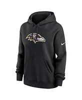 Nike Women's Black Baltimore Ravens Club Fleece Pullover Hoodie