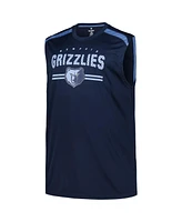 Fanatics Men's Navy Memphis Grizzlies Big Tall Birdseye Muscle Tank Top