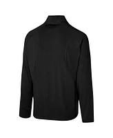 Outerstuff Men's Black Las Vegas Raiders Grind Iron Quarter-Zip Top