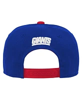 Outerstuff Big Boys and Girls Royal New York Giants Team Pre-Curved Adjustable Hat