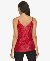 Calvin Klein Women's V-Neck Sequin Camisole