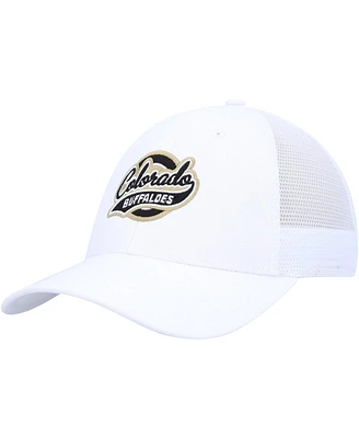 Ahead Men's White Colorado Buffaloes Brant Trucker Adjustable Hat