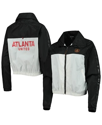 The Wild Collective Women's Black Atlanta United Fc Anthem Full-Zip Jacket