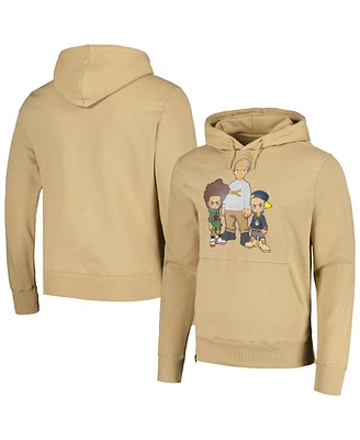 Virtual Thread Men's and Women's Tan The Boondocks Family Pullover Hoodie