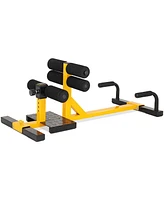 Skonyon 3-in-1 Sissy Squat Ab Workout Home Gym Sit-up Machine