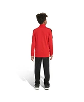 adidas Big Boys Long Sleeve Contrast 2-Stripe Tricot Track, 2-Piece Set