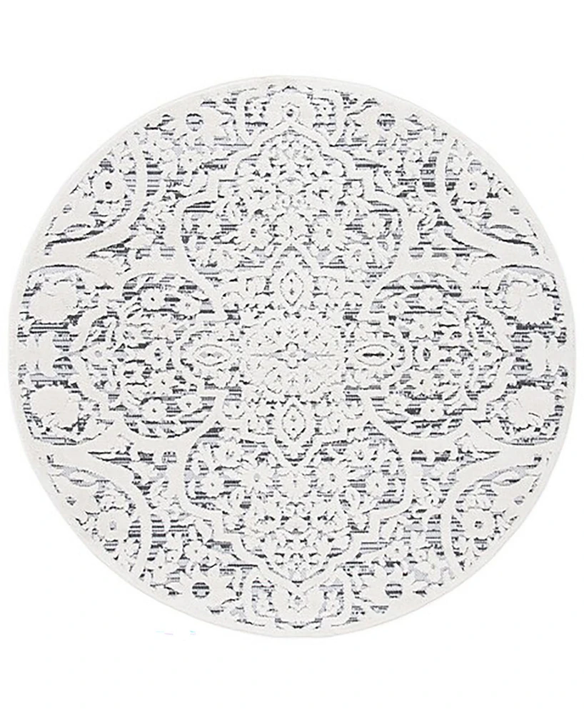 Safavieh Cabana Indoor/Outdoor CBN656A 8'x8' Round Area Rug