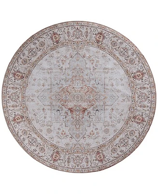 Safavieh Tucson Washable TSN105F 4'x4' Round Area Rug