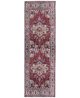 Safavieh Tucson Washable TSN106Q 2'6"x10' Runner Area Rug