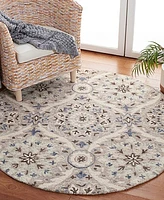 Safavieh Glenwood APN141B 5'x5' Round Area Rug