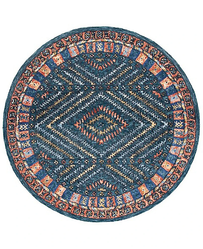 Safavieh Glenwood APN815P 3'x3' Round Area Rug