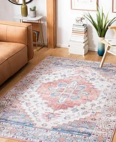 Safavieh Tucson Washable TSN109B 4'x4' Square Area Rug