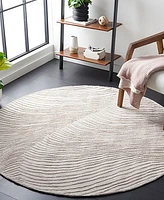 Safavieh Trace Ii TRC901B 6'x6' Round Area Rug