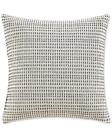 Sunham Cotton Woven Dot Decorative Pillow, 18" x 18"