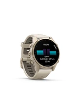 Garmin fenix 8 43mm, Amoled, Saphire ,Soft Gold, Sand band, Na