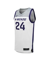 Nike Women's and Men's 23 White Kansas State Wildcats Team Replica Basketball Jersey