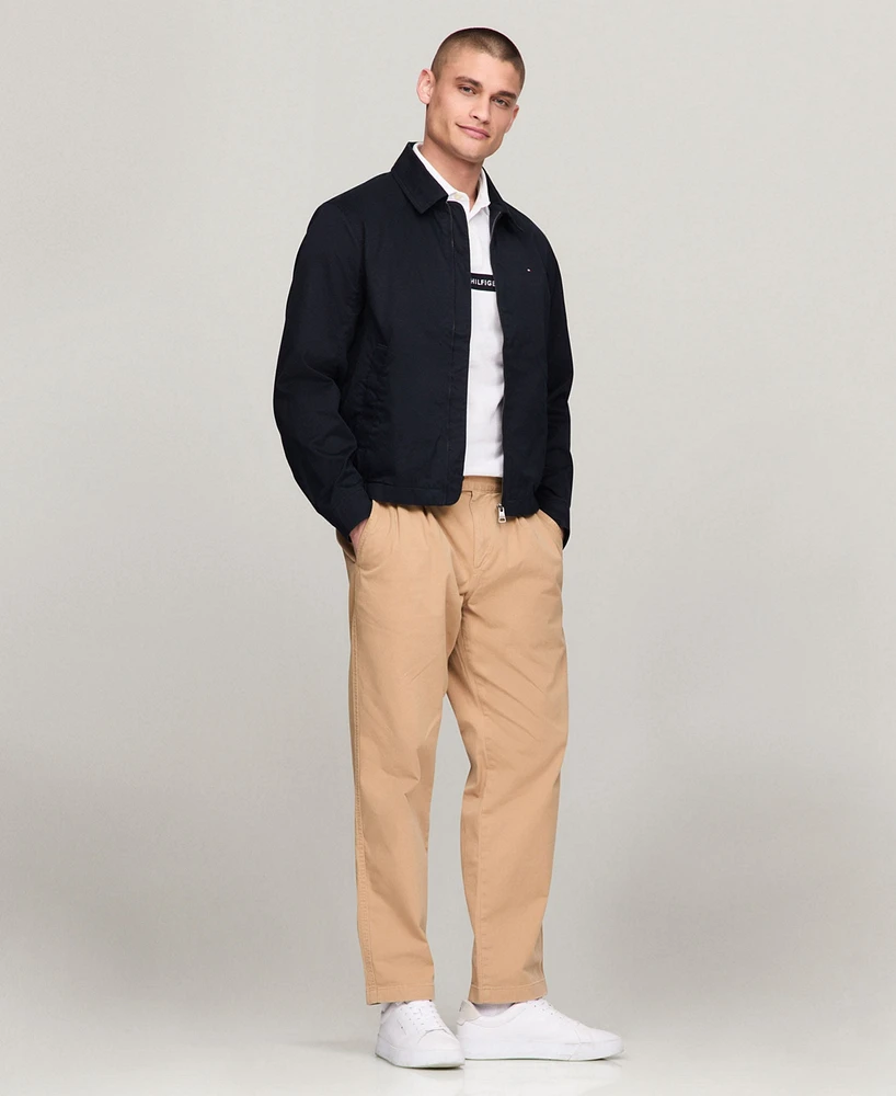 Tommy Hilfiger Men's Cotton Ivy Zip-Front Jacket