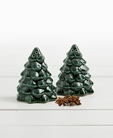 Ttu Gallery Green Tree Salt & Pepper Set