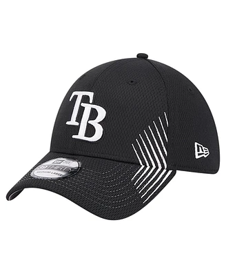 New Era Men's Black Toronto Blue Jays Active Dash Mark 39THIRTY Flex Hat
