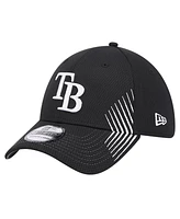 New Era Men's Black Toronto Blue Jays Active Dash Mark 39THIRTY Flex Hat