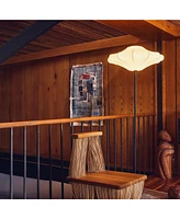 Brightech Atlas 67" Modern Led Floor Lamp with Resin Shade