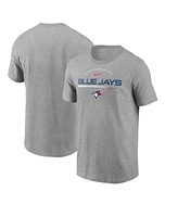 Nike Men's Heather Gray Toronto Blue Jays Team Engineered Performance T-Shirt
