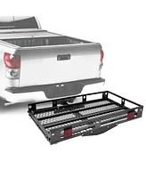 Sugift Strong Electric Wheelchair Hitch Carrier Mobility Ramp