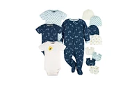 Gerber Baby Girls Essentials 12-Piece Layette Bundle, Fox