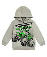 Monster Jam Toddler Boys Grave Digger Mutt Megalodon Fleece Pullover Hoodie & Pants