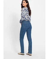 Olsen Women's Mona Fit Slim Power Stretch Leg Jean