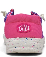 Hey Dude Toddler Girls Wendy Stretch Mesh Casual Moccasin Sneakers from Finish Line