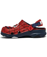 Crocs Big Kids Spider-Man All-Terrain Classic Clogs from Finish Line