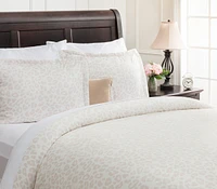 Chanasya Premium Leopard Animal Print Queen Size Bedding Duvet Cover 3-Piece Set Ultra Soft