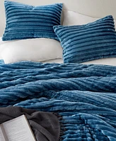 510 Design Avril Fluffy Ribbed Plush -Pc. Comforter Set