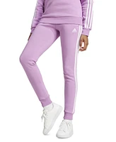 adidas Women's 3-Stripe Cotton Fleece Sweatpant Jogger